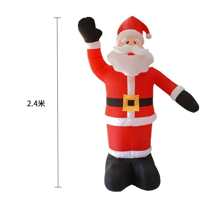 Christmas Inflatable Decoration Courtyard Layout 24m Santa Claus Inflatable Model - Bellarte Enchanté Christmas Inflatable Decoration Courtyard Layout 24m Santa Claus Inflatable Model